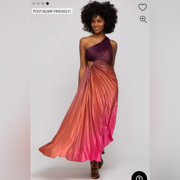 PINK BLUSH | Ombré Maternity Dress - Picture 4 of 4